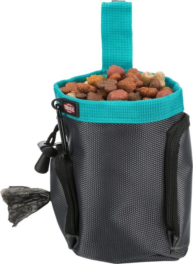 Trixie: - Baggy 2 in 1 Snack Bag for Dogs | Dual Functioning Baggy to Carry on Pet Adventures | Doubles as a Doggy Dirt Bag Dispenser on One Side | Attaches to Your Belt with a Clip and Loop Feature - Image 3